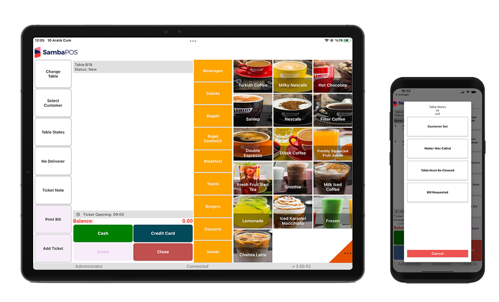 SambaPOS Mobile Client